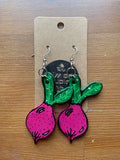 "Beets Me!" Earrings Set