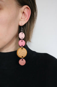 "Sherbet + Clouds" Earrings