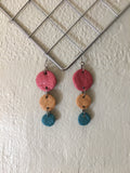 "Technicolor + Drops" Earrings