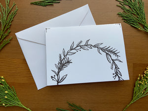 "Birchwood Wreath!" Holiday Greeting Card